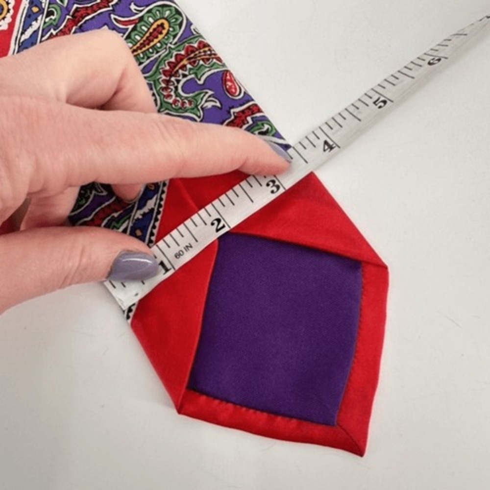 Ralph‎ Lauren Purple Label Tie Mens Red Paisley Silk Made in Italy Luxury Dandy - Picture 11 of 11
